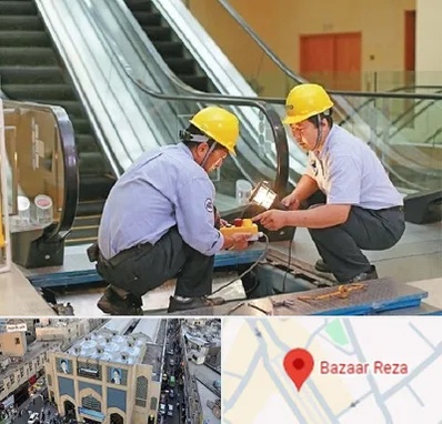 نصاب پله برقی در بازار رضا مشهد