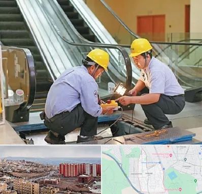 نصاب پله برقی در سهند تبریز