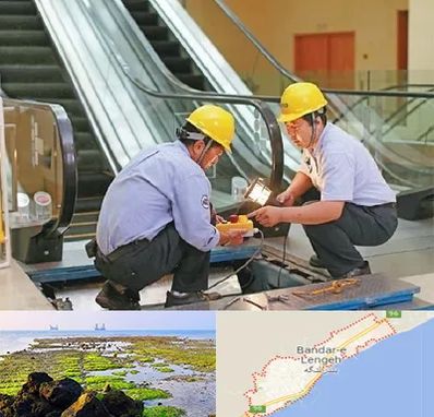 نصاب پله برقی در بندرلنگه