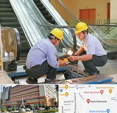 نصاب پله برقی در سهروردی