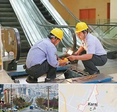 نصاب پله برقی در گوهردشت کرج