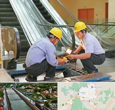 نصاب پله برقی در مراغه