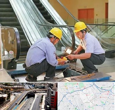 نصاب پله برقی در ستارخان شیراز