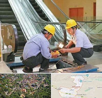 نصاب پله برقی در دماوند