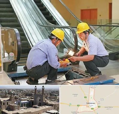 نصاب پله برقی در سبزوار