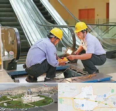 نصاب پله برقی در بومهن