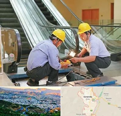 نصاب پله برقی در سنندج