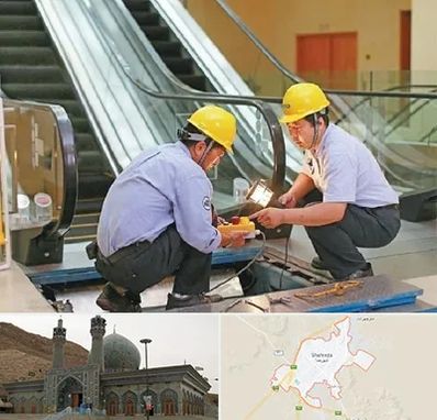 نصاب پله برقی در شهرضا