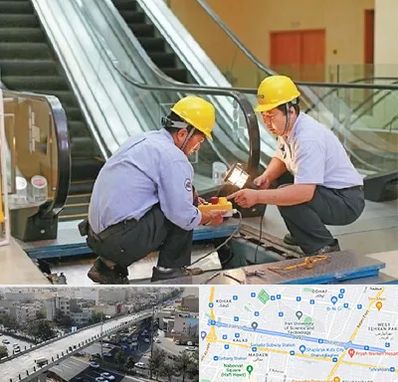 نصاب پله برقی در فرجام