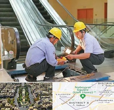 نصاب پله برقی در نارمک