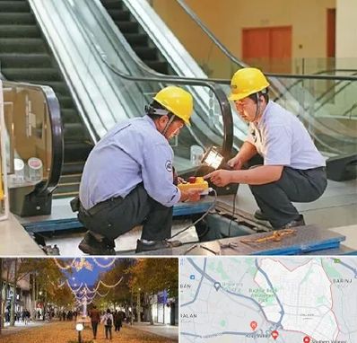 نصاب پله برقی در ولیعصر ارومیه