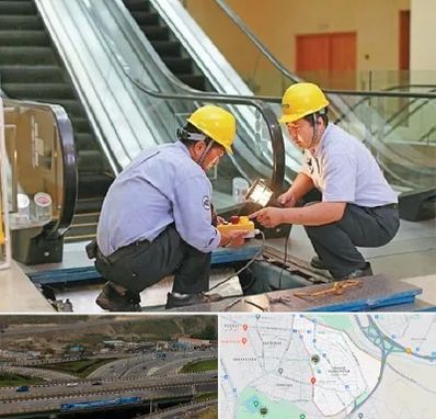 نصاب پله برقی در یاغچیان تبریز