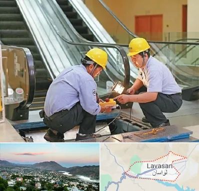 نصاب پله برقی در لواسان