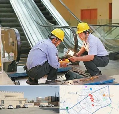 نصاب پله برقی در نواب اسلامشهر