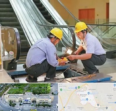 نصاب پله برقی در نسیم شهر