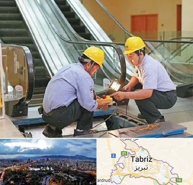 نصاب پله برقی در تبریز