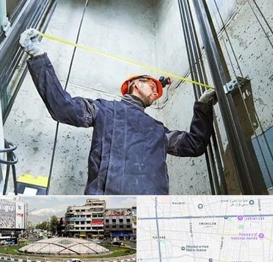 نصاب آسانسور در مرکز تهران