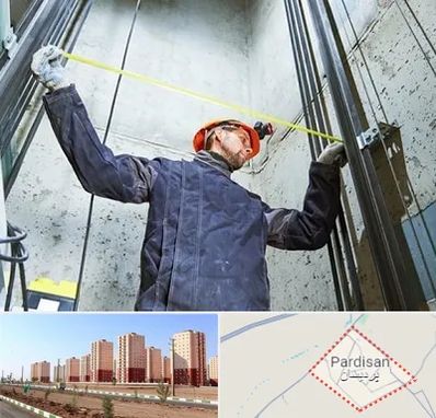 نصاب آسانسور در پردیسان قم
