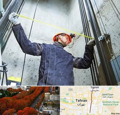 نصاب آسانسور در ولیعصر