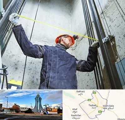 نصاب آسانسور در تایباد