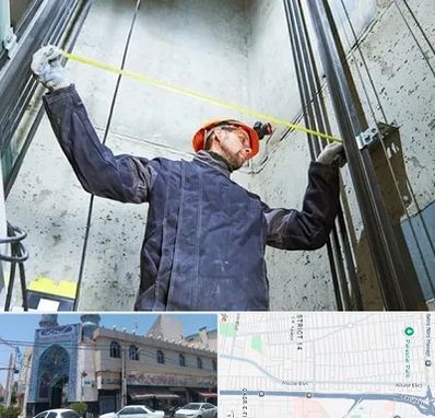 نصاب آسانسور در بلوار ابوذر