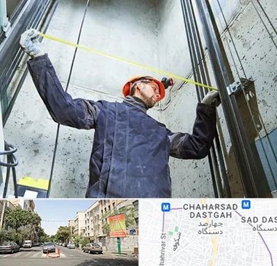 نصاب آسانسور در چهارصد دستگاه