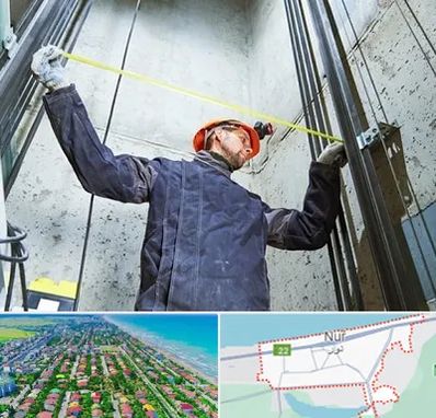 نصاب آسانسور در نور