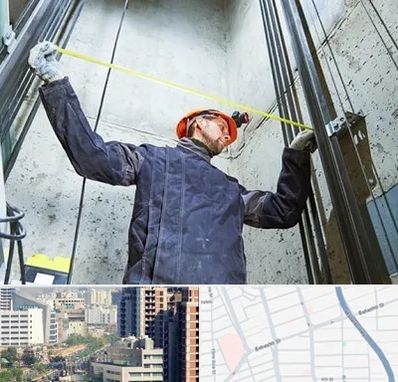 نصاب آسانسور در خیابان بهشتی