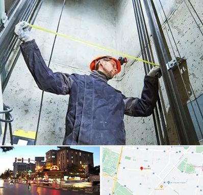 نصاب آسانسور در بلوار سجاد مشهد