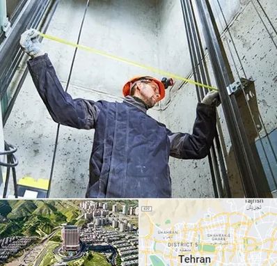 نصاب آسانسور در شمال تهران