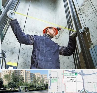 نصاب آسانسور در آپادانا