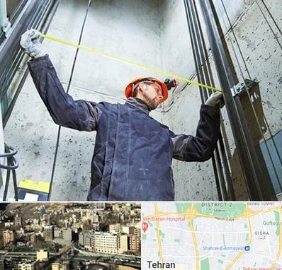 نصاب آسانسور در مرزداران 