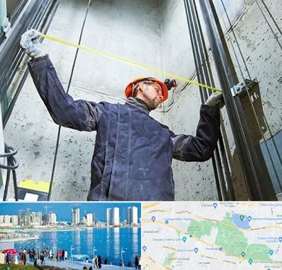 نصاب آسانسور در چیتگر 