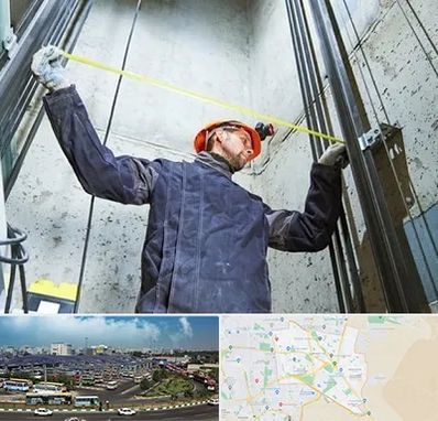 نصاب آسانسور در منطقه 15 تهران