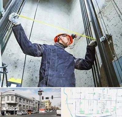 نصاب آسانسور در 17شهریور