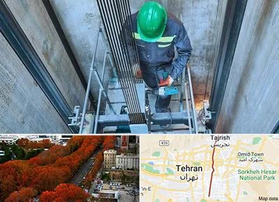 تعمیر آسانسور در ولیعصر