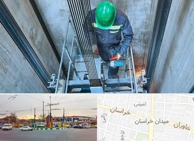 تعمیر آسانسور در میدان خراسان