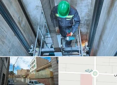 تعمیر آسانسور در خزانه
