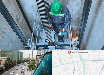 تعمیر آسانسور در بلوار فرحزادی
