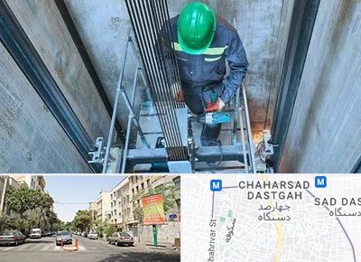 تعمیر آسانسور در چهارصد دستگاه