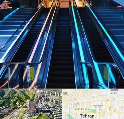 شرکت پله برقی در شمال تهران