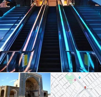 شرکت پله برقی در مصلی مشهد