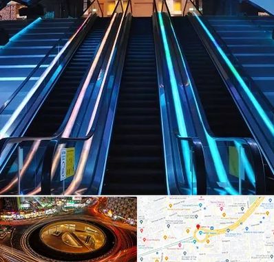 شرکت پله برقی در میدان ولیعصر