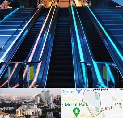 شرکت پله برقی در الهیه 