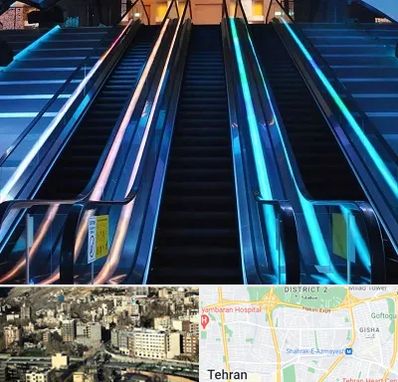 شرکت پله برقی در مرزداران 