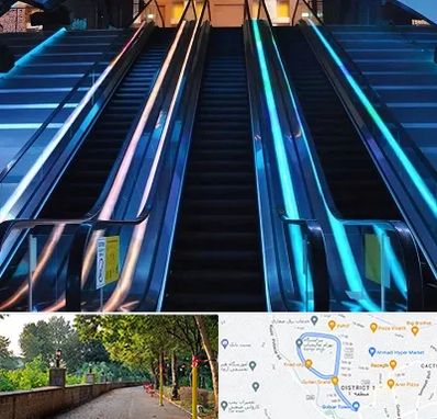 شرکت پله برقی در بلوار گیلان رشت