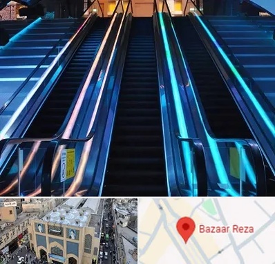 شرکت پله برقی در بازار رضا مشهد