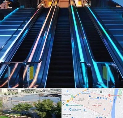 شرکت پله برقی در گلستان اهواز