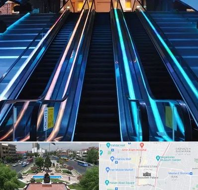 شرکت پله برقی در بهارستان 