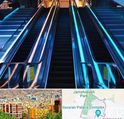 شرکت پله برقی در نیاوران 